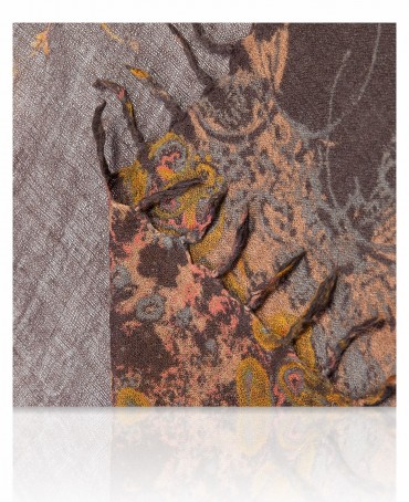 Палантин Унисекс W-ORNAMENT/BRN